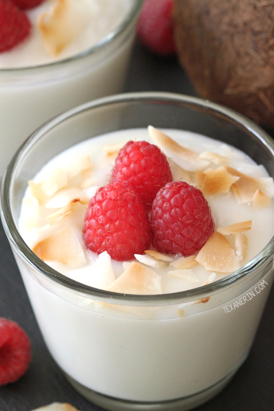 Raw, Vegan Coconut Pudding: Made from Fresh Young Thai Coconuts